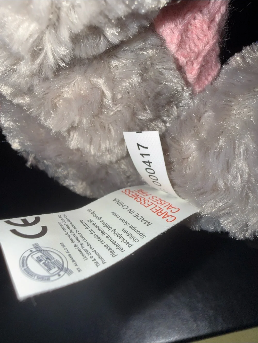 Rare Pink Sweater Arsenal F.C. Teddy Bear Plush Toy